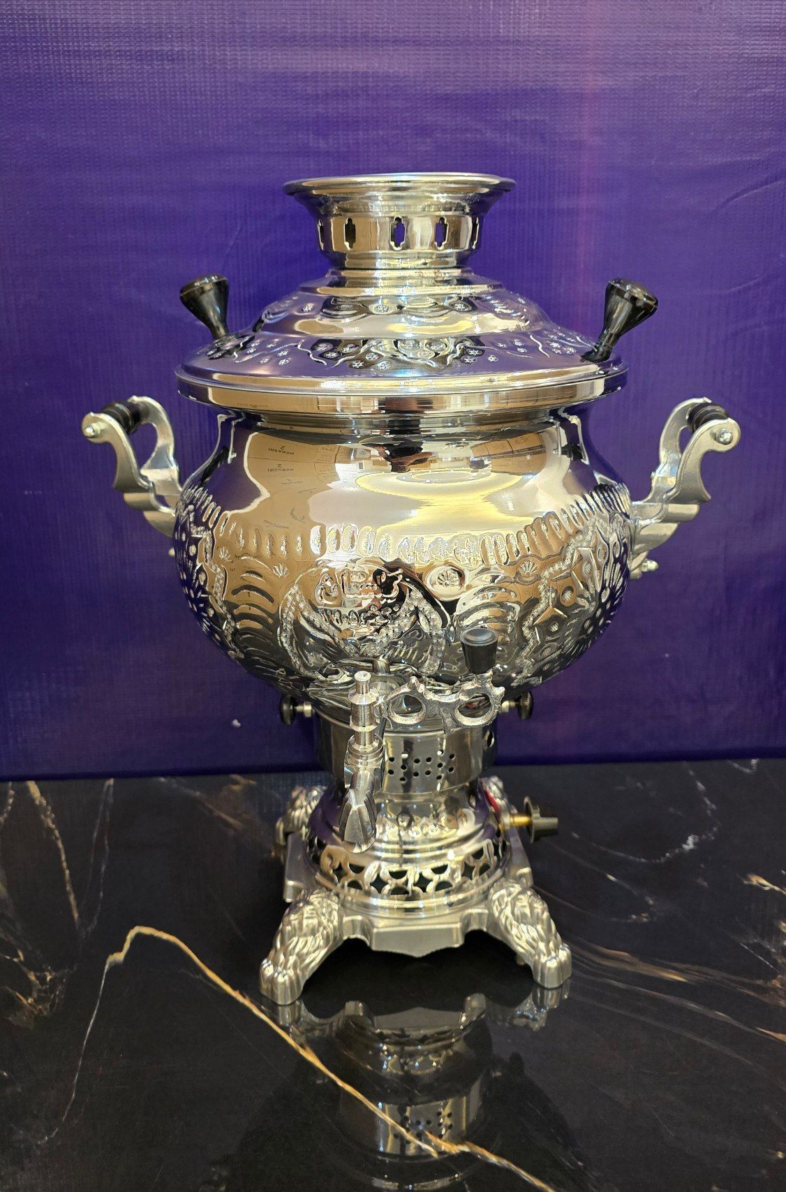 سماور ۱۰ لیتری برنجی